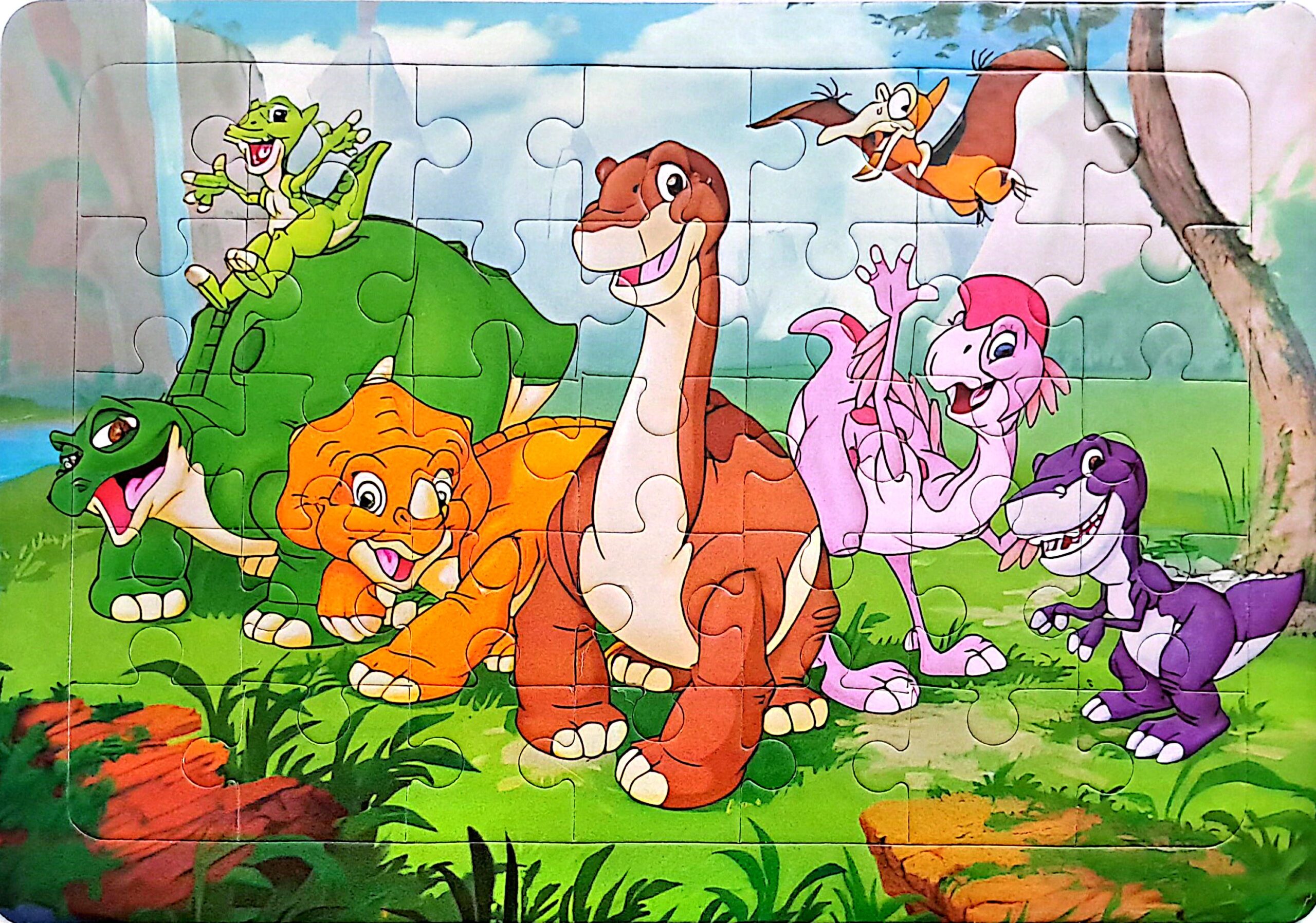 پازل کودک طرح دایناسورها