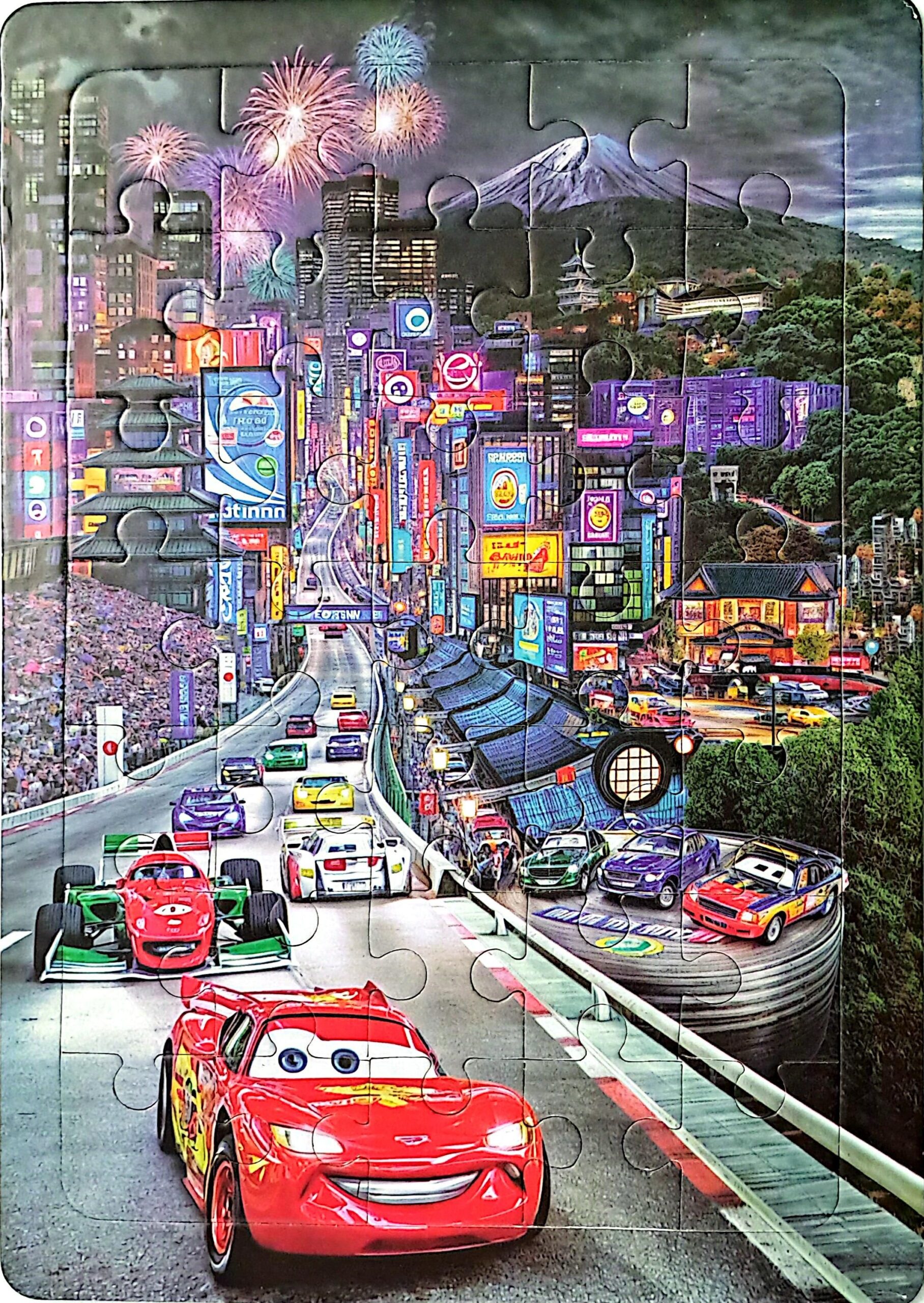 پازل کودک طرح ماشین ها