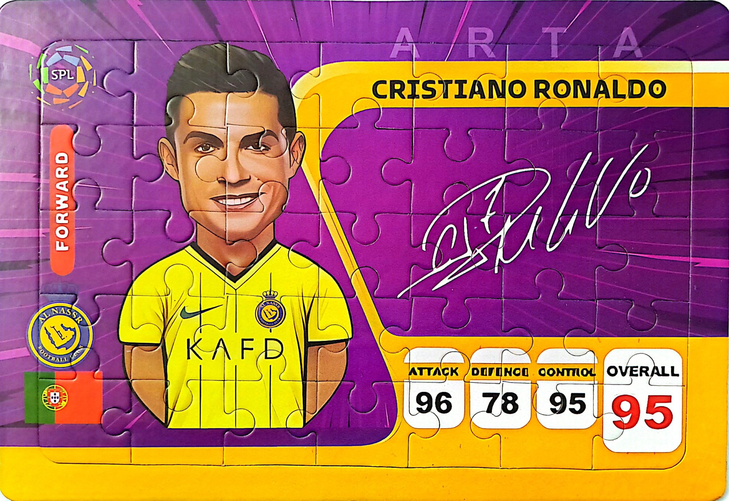 پازل کودک طرح بازیکن فوتبال 4