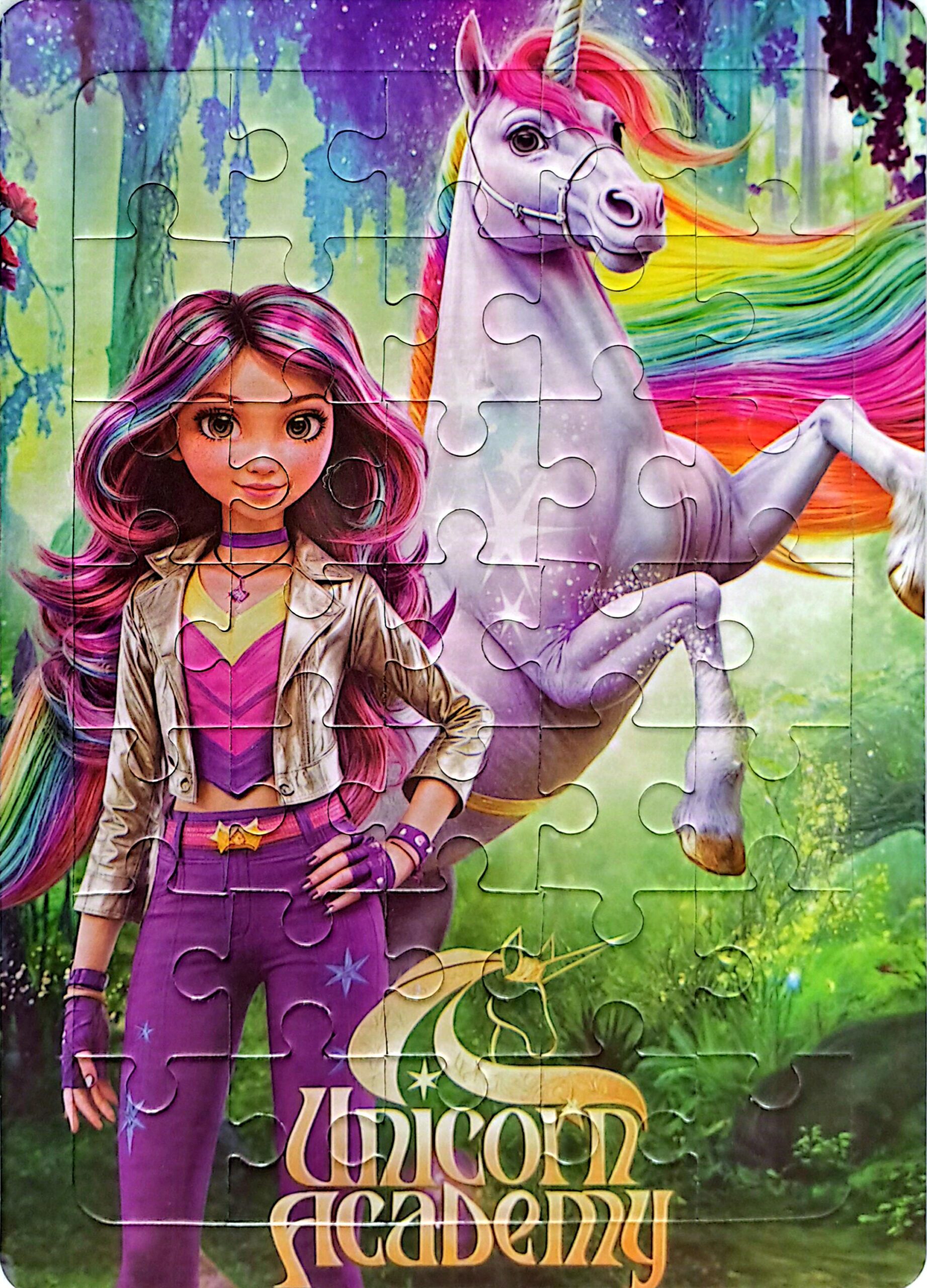 پازل کودک طرح اسب تک شاخ